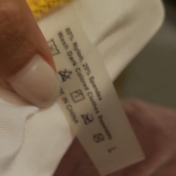 SHEIN Vibrant Yellow Bikini with Crisscross Detail - Picture 9 of 9